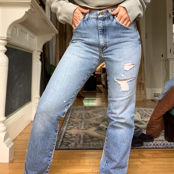 Wrangler | Jeans | Vintage Wrangler Distressed Jeans | Poshmark